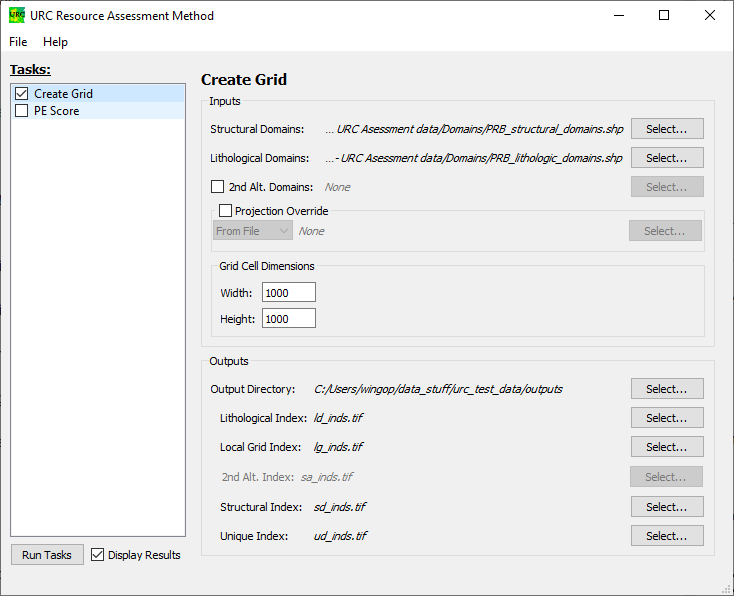 Create Grid Settings